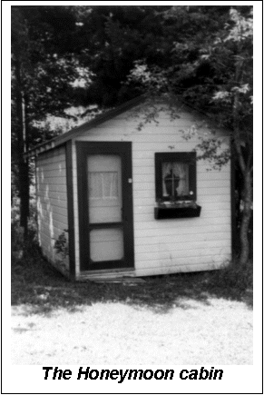 Text Box:  The Honeymoon cabin